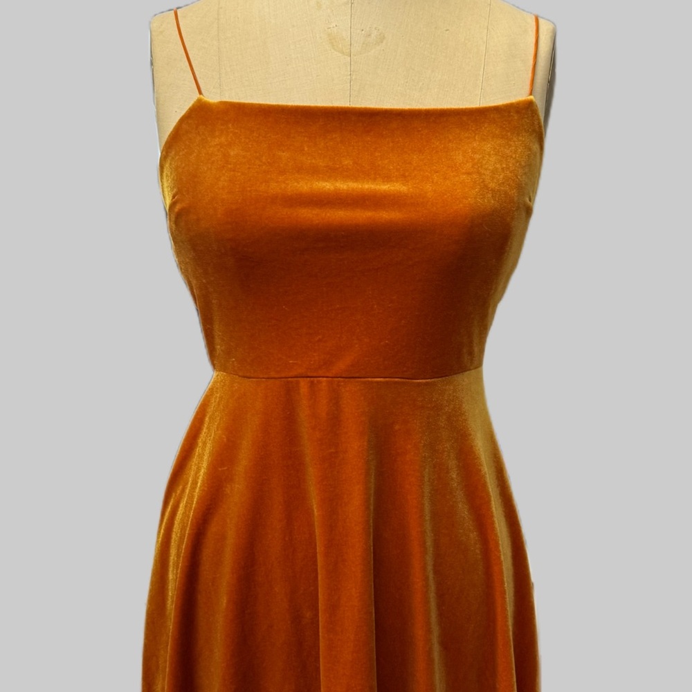 Urban Outfitters Gold Spaghetti Strap Sundress